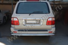 Тюнинг внедорожника Защита заднего бампера Lexus LX 470 1998-2007