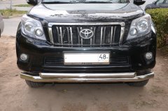 Тюнинг внедорожника Защита переднего бампера Toyota Land Cruiser Prado 150 2010
