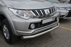 Тюнинг внедорожника Защита переднего бампера Mitsubishi L200 2015