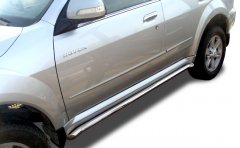 Тюнинг внедорожника Защита штатного порога труба Great Wall Hover 3 2009