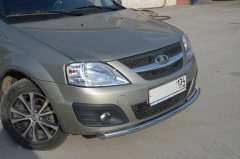 Тюнинг внедорожника Защита переднего бампера LADA Largus