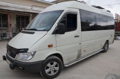 Тюнинг внедорожника Пороги с накладным листом Mercedes-Benz Sprinter 2001