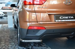 Тюнинг внедорожника Защита заднего бампера Hyundai Creta 2016