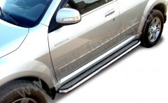 Тюнинг внедорожника Пороги с накладным листом Great Wall Hover 3 2009
