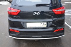 Тюнинг внедорожника Защита заднего бампера Hyundai Creta 2016