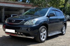 Тюнинг внедорожника Пороги с накладным листом Lexus RX300/RX330/RX400h 2003-2009_RX350/RX400h 2006-2009