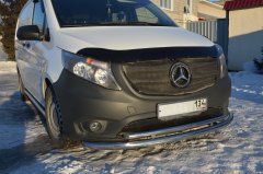 Тюнинг внедорожника Защита переднего бампера Mercedes-Benz VITO  2014