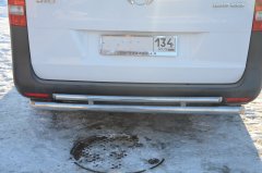Тюнинг внедорожника Защита заднего бампера Mercedes-Benz VITO  2014