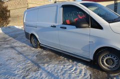 Тюнинг внедорожника Защита штатного порога труба Mercedes-Benz VITO  2014