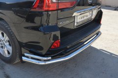 Тюнинг внедорожника Защита заднего бампера Lexus LX 450  2016