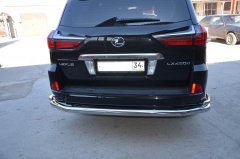 Тюнинг внедорожника Защита заднего бампера Lexus LX 450  2016