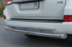 Тюнинг внедорожника Защита заднего бампера Toyota Land Cruiser 200 2007-2012