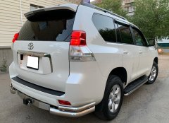 Тюнинг внедорожника Защита заднего бампера Toyota Land Cruiser Prado 150 2010
