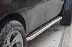 Тюнинг внедорожника Пороги с накладным листом Nissan Patrol 2010