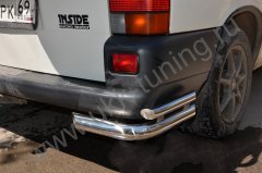 Тюнинг внедорожника Защита заднего бампера Volkswagen T-5 2003