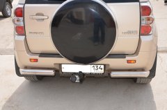 Тюнинг внедорожника Защита заднего бампера Suzuki Grand Vitara 2005-2012 3 дв.