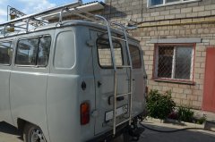 Тюнинг внедорожника Лестница УАЗ 220695 2017