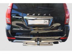 Тюнинг внедорожника Защита заднего бампера Haval H9 2017