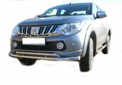 Тюнинг внедорожника Защита переднего бампера Mitsubishi L200 2015