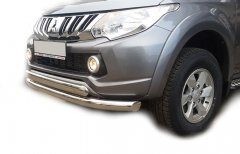 Тюнинг внедорожника Защита переднего бампера Mitsubishi L200 2015