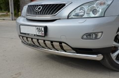 Тюнинг внедорожника Защита переднего бампера Lexus RX300/RX330/RX400h 2003-2009_RX350/RX400h 2006-2009