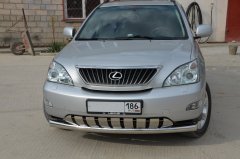 Тюнинг внедорожника Защита переднего бампера Lexus RX300/RX330/RX400h 2003-2009_RX350/RX400h 2006-2009