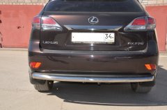 Тюнинг внедорожника Защита заднего бампера Lexus RX270/RX350/RX450h 2009-2012_ 2012-2015