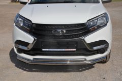 Тюнинг внедорожника Защита переднего бампера LADA X RAY
