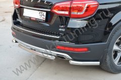 Тюнинг внедорожника Защита заднего бампера Haval H6 2017