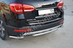 Тюнинг внедорожника Защита заднего бампера Haval H6 2017