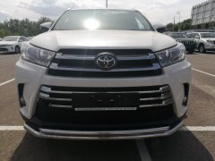 Тюнинг внедорожника Защита переднего бампера Toyota Highlander 2017