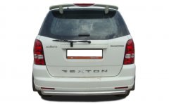 Тюнинг внедорожника Защита заднего бампера Ssang Yong Rexton 2007-2013