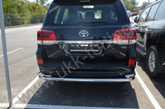 Тюнинг внедорожника Защита заднего бампера Toyota Land Cruiser 200 Executive 2016