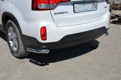 Тюнинг внедорожника Защита заднего бампера KIA Sorento 2013