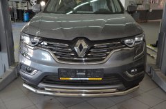 Тюнинг внедорожника Защита переднего бампера Renault Koleos 2017