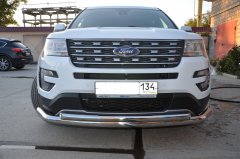 Тюнинг внедорожника Защита переднего бампера Ford Explorer  2017