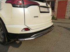 Тюнинг внедорожника Защита заднего бампера Toyota RAV4 2013