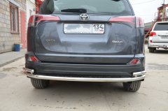 Тюнинг внедорожника Защита заднего бампера Toyota RAV4 2013