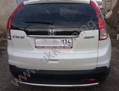 Тюнинг внедорожника Защита заднего бампера Honda  	CR-V 2012-2014 (двигатель 2,4)
