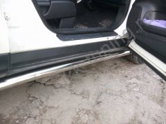 Тюнинг внедорожника Защита штатного порога труба Honda  	CR-V 2012-2014 (двигатель 2,4)