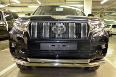 Тюнинг внедорожника Защита переднего бампера Toyota Land Cruiser Prado 150 2017