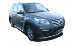 Тюнинг внедорожника Пороги с накладным листом Lifan X60 2011