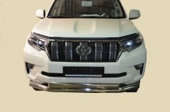 Тюнинг внедорожника Защита переднего бампера Toyota Land Cruiser Prado 150 2017