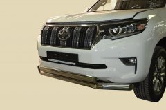 Тюнинг внедорожника Защита переднего бампера Toyota Land Cruiser Prado 150 2017