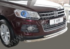 Тюнинг внедорожника Защита переднего бампера Zotye T 600 2017