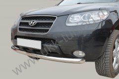 Тюнинг внедорожника Защита переднего бампера Hyundai Santa Fe 2006-2010