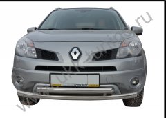 Тюнинг внедорожника Защита переднего бампера Renault Koleos 2008-2016