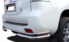 Тюнинг внедорожника Защита заднего бампера Toyota Land Cruiser Prado 150 2010
